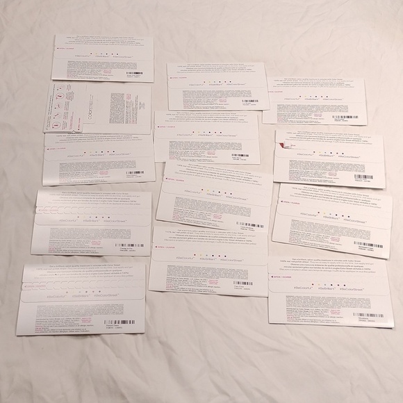 SOLD!!!!NWT Color street nails (13) and 1 pedicure nails - Picture 13 of 13